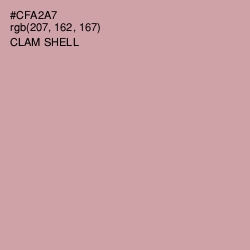 #CFA2A7 - Clam Shell Color Image